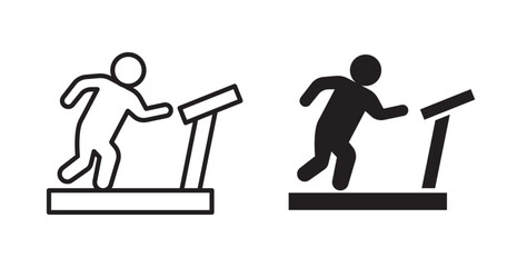 Poster - Treadmill icons pack for ui designs
