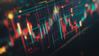 © Teeraphon - Abstract dark blue background with Colorful charts and graphs with statistics to innovative analyze business potential and forecast future development of companies growth.