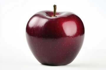 Wall Mural - Red apple, studio shot, white background, healthy food (7)