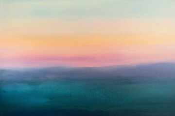 Wall Mural - Soft pastel color gradients blending smoothly across the canvas