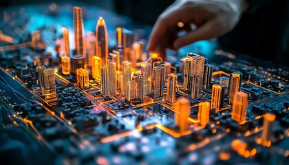 Poster - Virtual reality technology for designing new city
