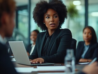 Poster - Business Meeting in a Modern Conference Room