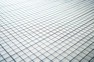 Poster - Abstract Geometric Grid Pattern White Background Stock Photo - High Resolution Image