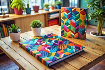 Aufkleber - Abstract Gradient Texture Book Cover Design: Brochure, Poster Template Set