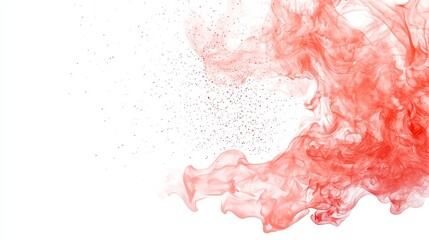 Poster - Vibrant watercolor flames, dynamic sparks, isolated on clean white background, ideal for digital design, illustrations, and creative projects requiring fiery elements