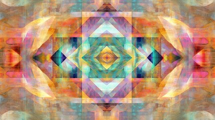 Poster - Bright Geometric Textures for Digital Backgrounds