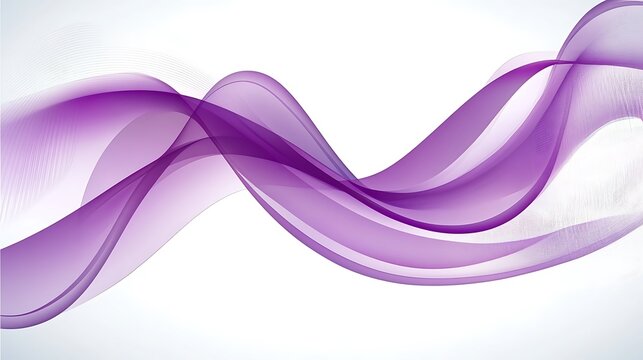 Abstract Purple Wave Design Background Image