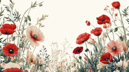 Poster - Beautiful Floral Patterns for Gift Cards