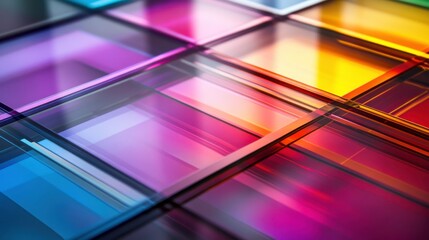 Poster - Vibrant Minimalist Patterns in App Design Background