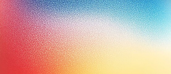 Wall Mural - Grainy background blue orange red color gradient noise texture banner poster header cover wallpaper backdrop design