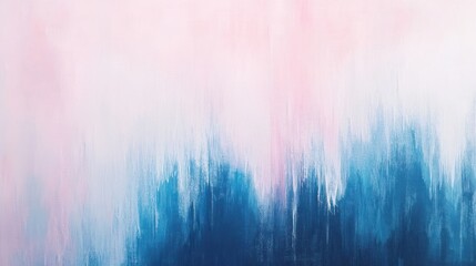 Aufkleber - Soft pastel pink and blue gradient with subtle pencil strokes creates a calming abstract background for creative use