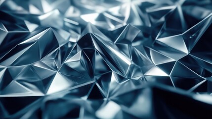 Aufkleber - Modern low-poly background with gradient colors creating a visually striking abstract texture
