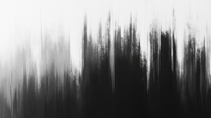 Poster - Abstract pencil strokes create a fluid gradient transitioning from dark to light shades in an artistic composition