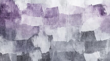 Poster - Abstract pencil strokes create a unique gray and purple design, enhancing contemporary spaces with subtle elegance