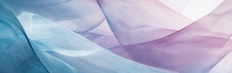 Poster - Abstract overlapping pencil strokes create a layered effect with delicate hues and transparency
