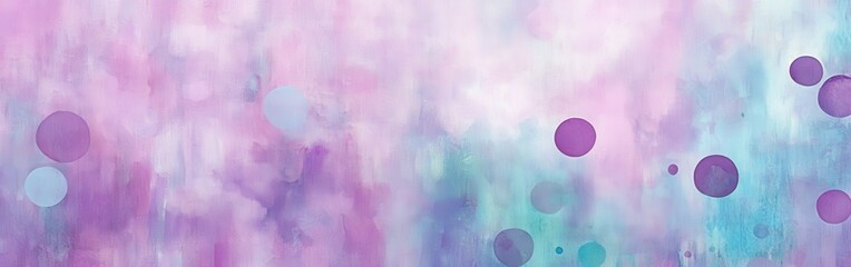 Aufkleber - Abstract dotted design featuring muted lavender and teal hues with playful circular patterns in a creative artistic arrangement