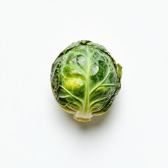 Aufkleber - Crispy roasted brussels sprout showcasing golden-brown texture with vibrant green leaves for deliciousness