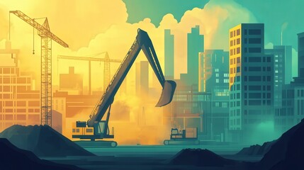 Poster - infographic explaining how construction dust contributes to the increase in pm 2.5 levels