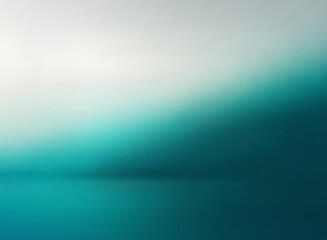 Poster - A grainy, textured gradient background transitions from light gray to deep teal.  The texture is subtle, creating a soft, blurred effect.