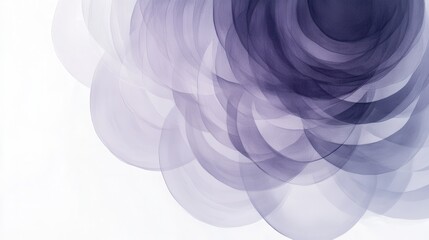 Fototapete - Smooth gradients create a circular design with soft pencil strokes, showcasing artistic detail and subtle beauty in composition