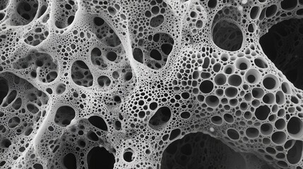 Poster - Solid particles forming intricate patterns as they settle into a uniform layer
