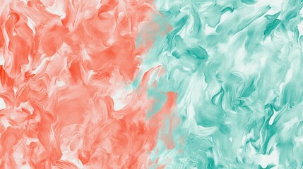 Poster - Abstract pencil strokes create uneven splotches in vibrant colors expressing a fluid artistic style