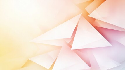 Poster - Abstract Gradient Background with Transitioning Colors and Geometric Shapes