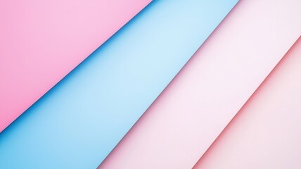 Poster - Subtle Abstract Patterns in Soft Pink, Blue, and White Tones for Creative Projects