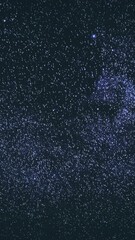 Wall Mural - Blue Night Starry Sky With Glowing Stars. Bright Glow Of Sky Stars And Milky Way Galaxy. . Natural Background Backdrop