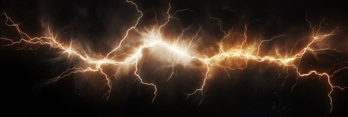 Poster - Stunning High-Resolution Lightning Effect on Transparent Background for Creative Projects and Design Elements