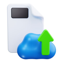 Sticker - FTP Backup 3d render icons