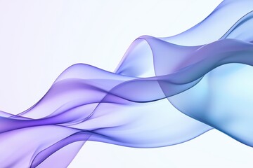 Poster - Soft Light Gradient Background with Subtle Blue and Purple Tones for Design