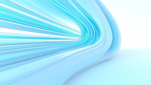 Dynamic blue light trails abstract digital art creative design modern environment high angle motion concept