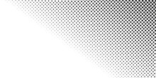 Dotted halftone gradient texture. Vanishing polka dot background. Repeating dots gradation pattern background simple art modern