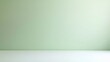 © supattra - a photo of / white background, a clean modern desktop, minimalist style, green color theme, product display space, empty scene,