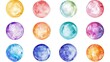 © GIFTE - Watercolor ceiling collection isolated art