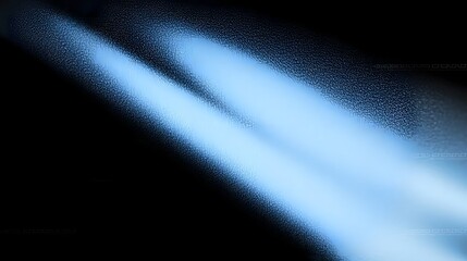 Poster - Radiant Blue Futuristic Abstract Shape Emerging from a Textured Dark Backdrop with a Subtle Noise Effect Ideal for Modern Digital Wallpaper and Header Design