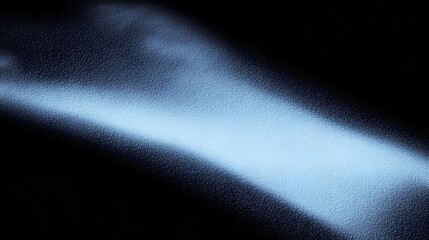 Fototapete - Dynamic Abstract Poster Design with Vibrant Blue Glowing Shape Over Dark Grainy Textured Background for Cutting Edge and Stylish Visual Effect