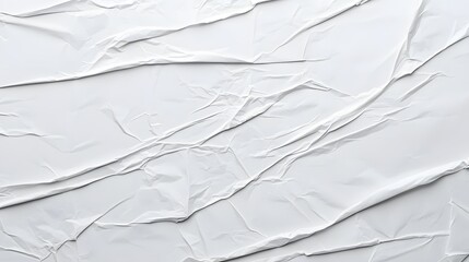 Leinwandbilder - crumpled white paper texture with delicate creases subtle imperfections and a natural textured look   perfect for use as a versatile digital background graphic design element or creative asset
