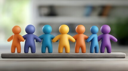 Aufkleber - Workplace Diversity and Inclusion Visualized through Mentorship and Support for Multicultural Employees in a Corporate Environment