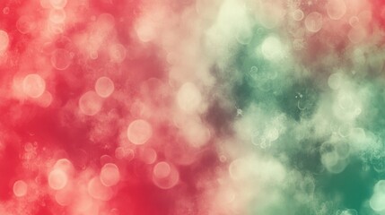Poster - A soft, blurred alternating red and green gradient pattern that fades seamlessly, creating a soothing yet lively backdrop suitable for both holiday and abstract themes.