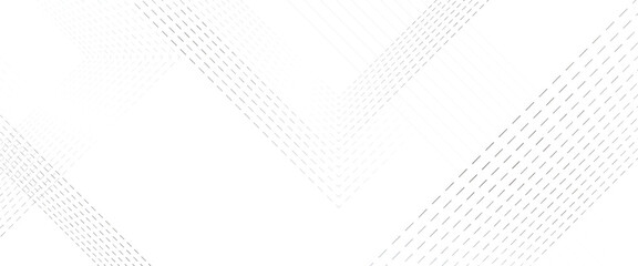 Fototapete - Vector modern white triangle and squares line with line technology line background.
