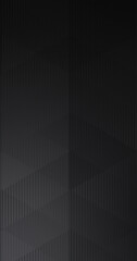 Wall Mural - dark grey black gradient background. geometric stripe pattern with triangles rhombus diamonds shapes
