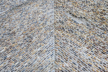 Wall Mural - ancient paving stone or cobblestone flooring, madrid, spain