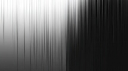 Fototapete - A grainy gradient background in black, gray, and white with a dark grain texture, creating a retro abstract design.