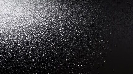 Poster - A grainy gradient background in black, gray, and white with a dark grain texture, creating a retro abstract design.