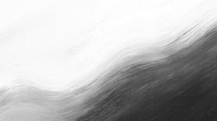Fototapete - A gray grainy gradient background featuring black and white monochrome tones with an abstract noise texture.