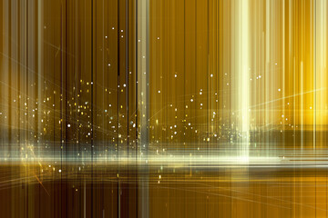Poster - black abstract technology illustration background