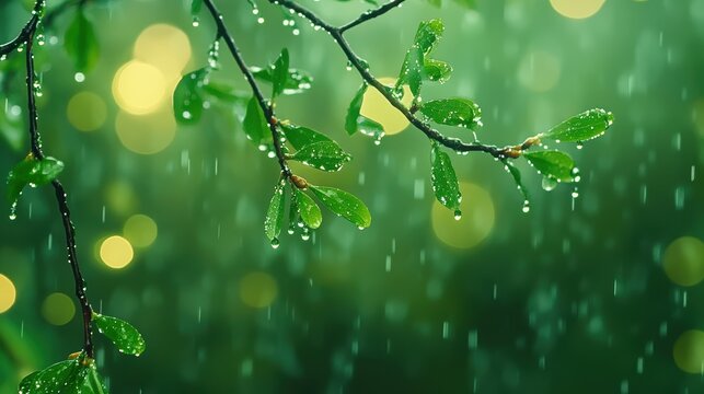 Highdefinition rain wallpapers for desktop and mobile devices, a soothing visual experience