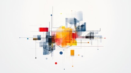 Poster - Dynamic data visualization showcase abstract representation digital environment analytical presentation conceptual viewpoint emphasizing data power